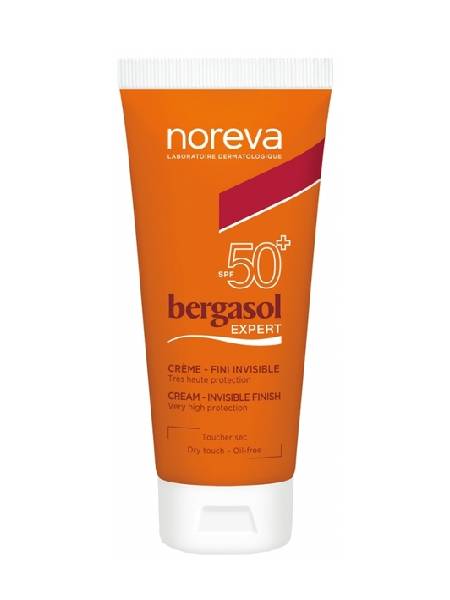 Noreva Bergasol Expert Cream Invisible SPF50+<br>دژە خۆر بۆ پێستی وشك